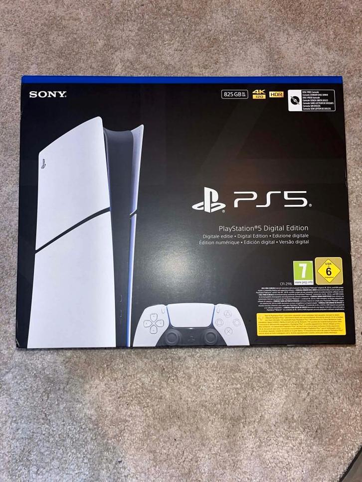 PLAYSTATION 5 NEUVE DIGITAL EDITION AVEC MANETTE, Games en Spelcomputers, Spelcomputers | Sony PlayStation 5, Nieuw, Playstation 5 Digital