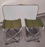 Campingtafeltje + 2 campeerstoeltjes, Enlèvement