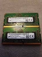 Micron 2 8GB DDR4-2400 kit, Computers en Software, Verzenden, DDR4, Laptop