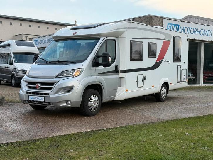 FIAT Burstner NEXXO Time T740 - Centraal Bed - 52.800KM *, Caravans en Kamperen, Mobilhomes, Bedrijf, tot en met 3, Half-integraal