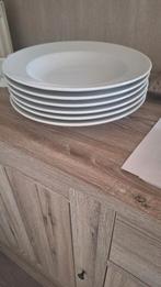 6 grote diepe borden voor 15 euro, Uni, Assiettes(s), Comme neuf, Céramique