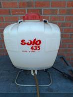 Rug sproeier solo, Ophalen