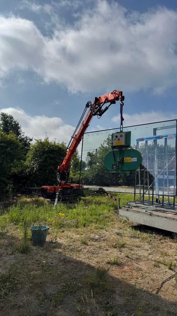 Te huur compactkraan, Ophalen of Verzenden, Hijswerktuig