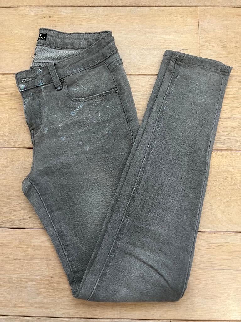 Toxik3-jeans voor dames, Kleding | Dames, Spijkerbroeken en Jeans, Ophalen, Zo goed als nieuw, Grijs