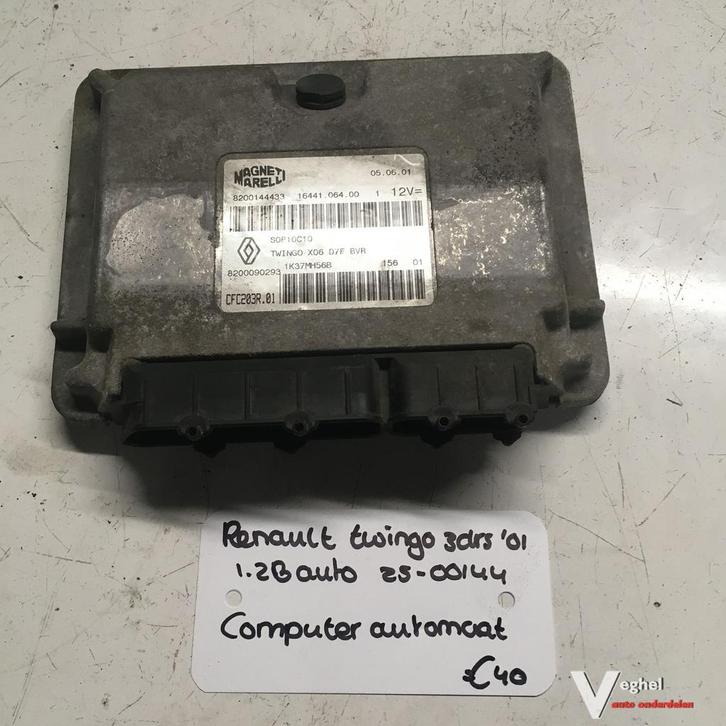 Renault Twingo 1.2 B autom.2001 2500144  Computer Automaat X, Autos : Pièces & Accessoires, Électronique & Câbles, Utilisé, Enlèvement ou Envoi