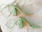 Sandales à talons avec lacets, Enlèvement ou Envoi, Comme neuf, Vert
