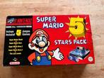 Super Nintendo Super Mario 5 Stars Pack In doos + extras, Gebruikt, 2 spelers, Vanaf 3 jaar, Ophalen