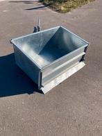 Mini-tracteur galvanisé à godet au sol de 1 m, Neuf, Gris, Gravier, Enlèvement