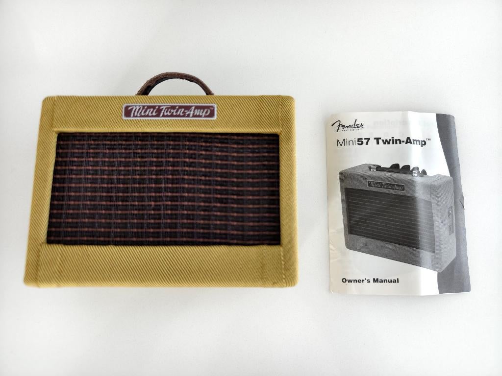 Fender Mini 57 Twin-Amp miniatuur gitaarversterker, Muziek en Instrumenten, Ophalen, Gebruikt, Gitaar