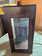 Eiken vitrinekastje, Antiek en Kunst, Ophalen