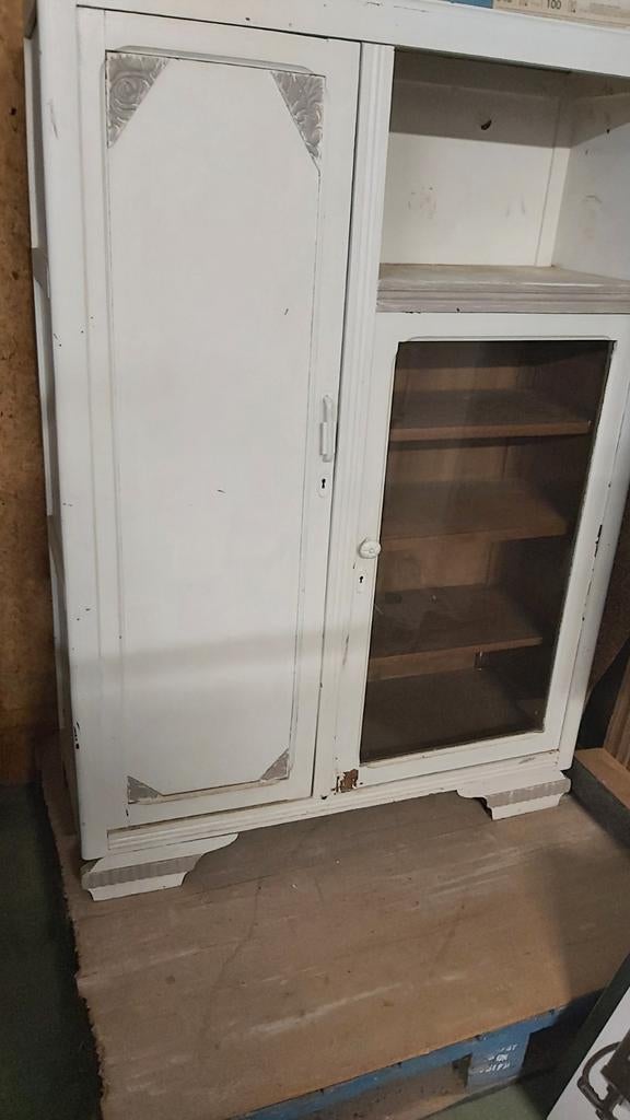 Petit meuble de rangement H1.41m x L 1mx P 36cm, Antiquités & Art, Antiquités | Meubles | Armoires, Enlèvement