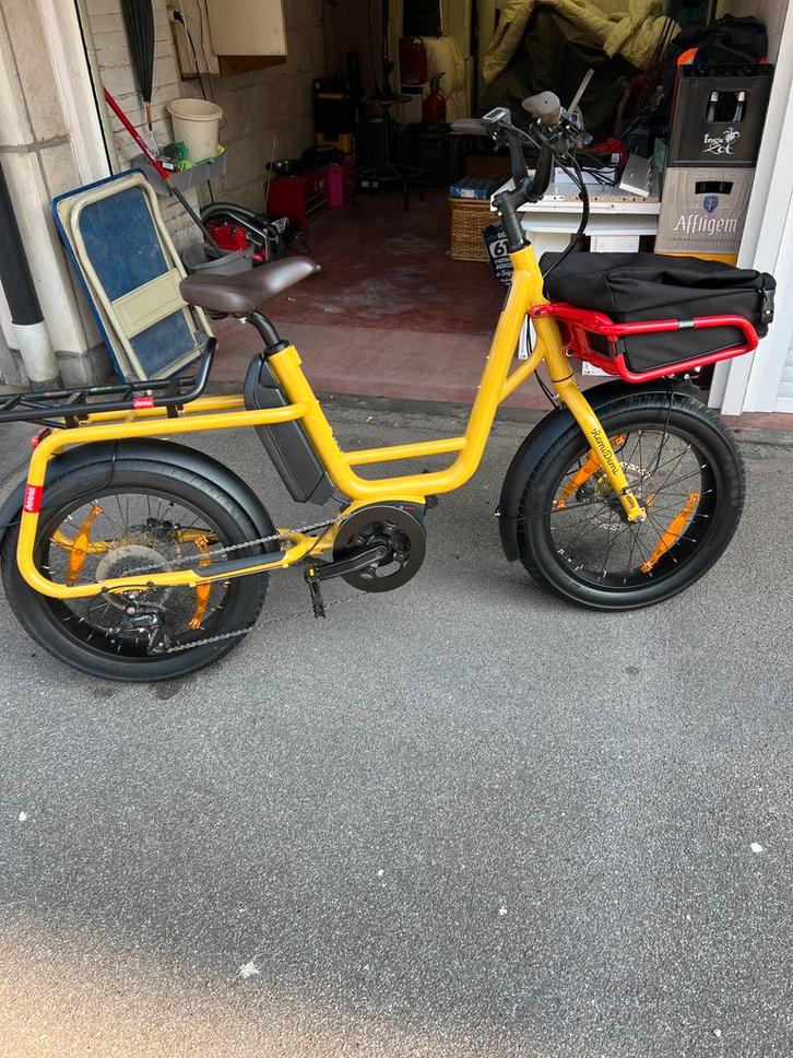 Vélo électrique cargo comme neuf 1277km, Vélos & Vélomoteurs, Vélos | Tricycles, Comme neuf, Enlèvement