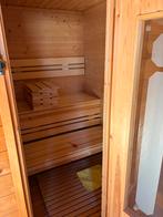 Sauna finlandais bois naturel, Sport en Fitness, Ophalen, Zo goed als nieuw, Complete sauna