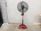 (48) Recente statief verstelbare Ventilator rode kleur., Electroménager, Enlèvement, Comme neuf