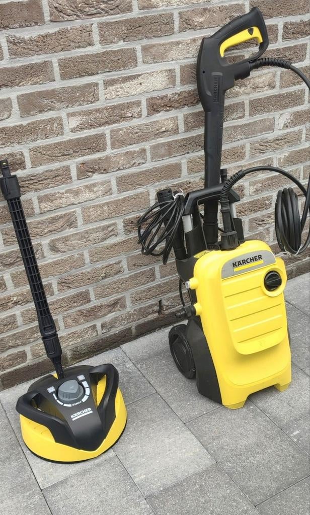 Quasiment nouveau Karcher k4 compact avec nettoyeur de terra, Jardin & Terrasse, Nettoyeurs haute pression, Enlèvement