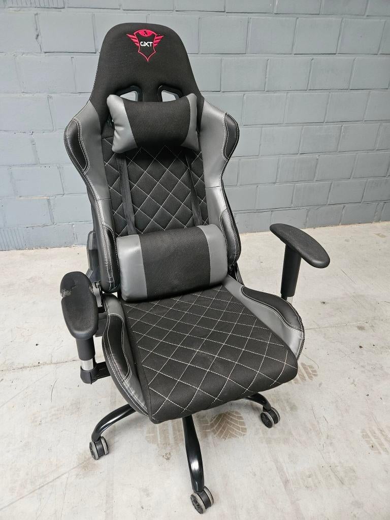 Chaise de gaming / bureau, Huis en Inrichting, Bureaustoelen, Ophalen, Gebruikt, Zwart, Gaming bureaustoel