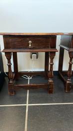 Nachttafels handmade +50 jaar oud, Antiek en Kunst, Ophalen