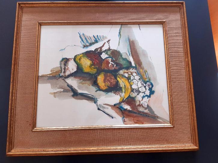 Jos de man, Antiek en Kunst, Kunst | Schilderijen | Abstract, Ophalen of Verzenden