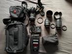 Nikon D60 kit + 3 lenzen + Nikon SB-600 flitser, Audio, Tv en Foto, Fotocamera's Digitaal, Gebruikt, Spiegelreflex, 10 Megapixel