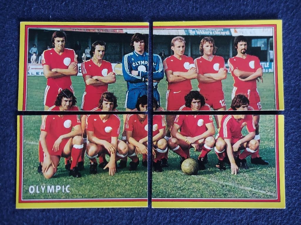 Panini stickers voetbal ' FB 1975 - team Olympic ', Enlèvement ou Envoi, Neuf, Plusieurs autocollants