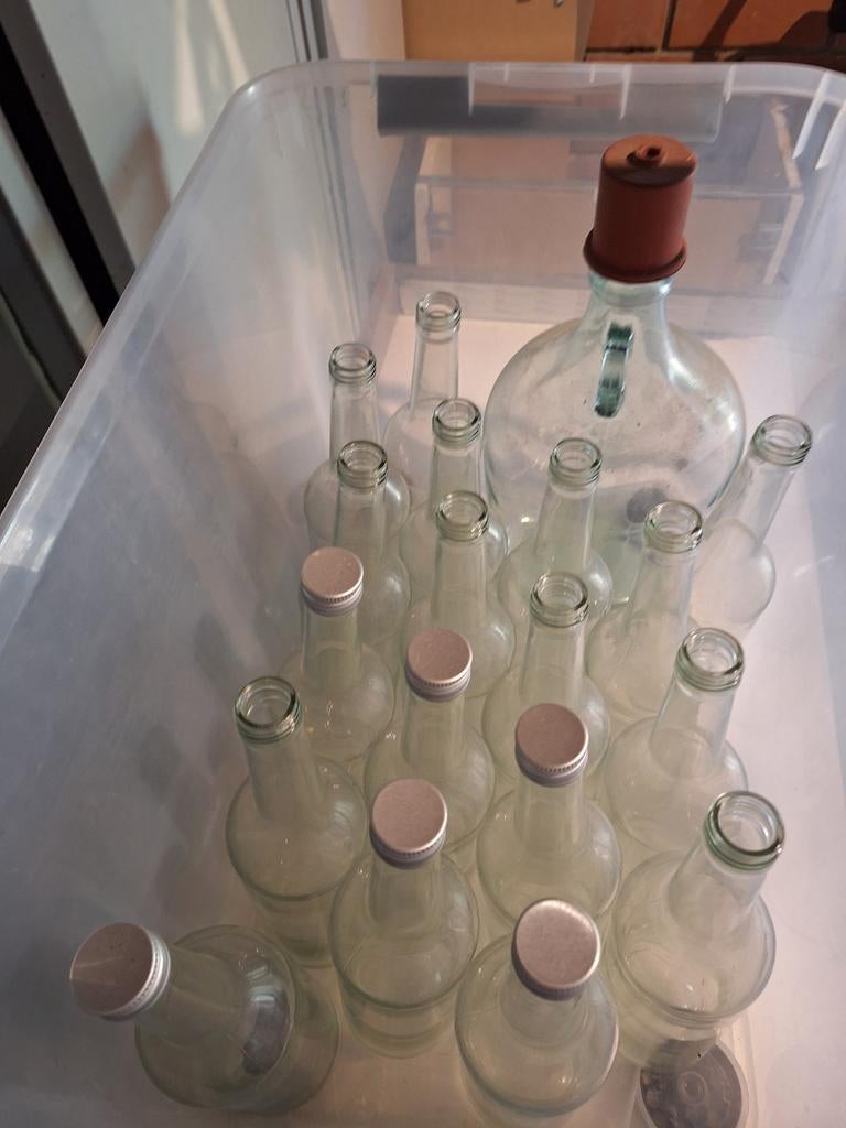 Gratis flessen, Ophalen