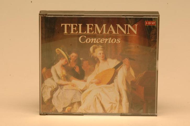 3-CD set Telemann "Concertos", Cd's en Dvd's, Cd's | Klassiek, Zo goed als nieuw, Kamermuziek, Barok, Ophalen of Verzenden