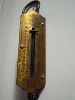 weegschaal antieke Pocket Balance draagbare veerweegschaal, Antiek en Kunst, Antiek | Gereedschap en Instrumenten, Ophalen of Verzenden