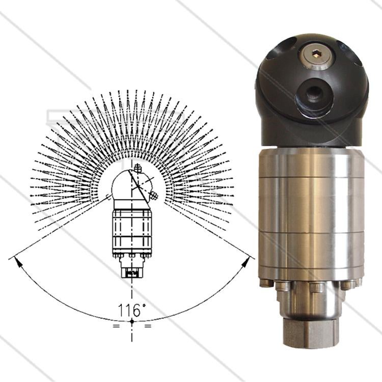 RVS Tankreiniger 3-Sproeiers 140 Bar Compact, Verzenden