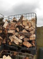 Bois de chauffage sec 35/40 cm, Jardin & Terrasse, Enlèvement, Comme neuf