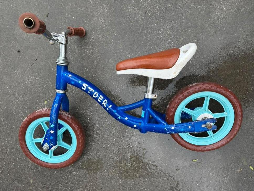 Loopfietsje stoer vr kleine jongens, Ophalen, Gebruikt, Loopfiets