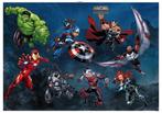 The Avengers Muurstickers 100x70 cm Action - Marvel, Enlèvement ou Envoi, Neuf, Cinéma, Télévision ou Audiovisuel