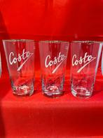 bierglazen Costa 25cm met gouden rand, Ophalen of Verzenden, Gebruikt, Bierglas