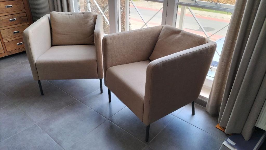 2 sièges/fauteuils - EKERÖ - Ikea, Moins de 75 cm, Enlèvement, Utilisé, 50 à 75 cm