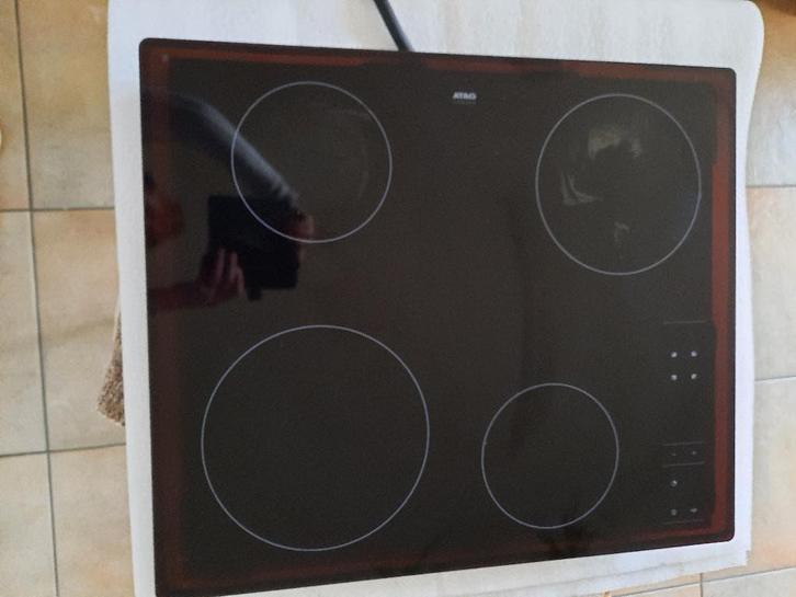 ATAG Keramische Kookplaat (HL6271T), Electroménager, Tables de cuisson, Utilisé, Encastré, 4 zones de cuisson, Enlèvement