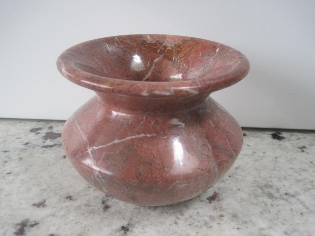 prachtige vaas in Italiaans marmer, Ophalen of Verzenden