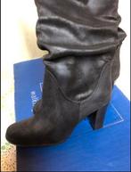 Laarzen Abstract ,bruin,onder de knie, leder nubuck,maat:37H, Neuf, Enlèvement ou Envoi, Brun, Bottes hautes