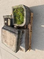 Bacs et éviers uniques en pierre bleue belge, Enlèvement, Utilisé, Pierre, Jardin