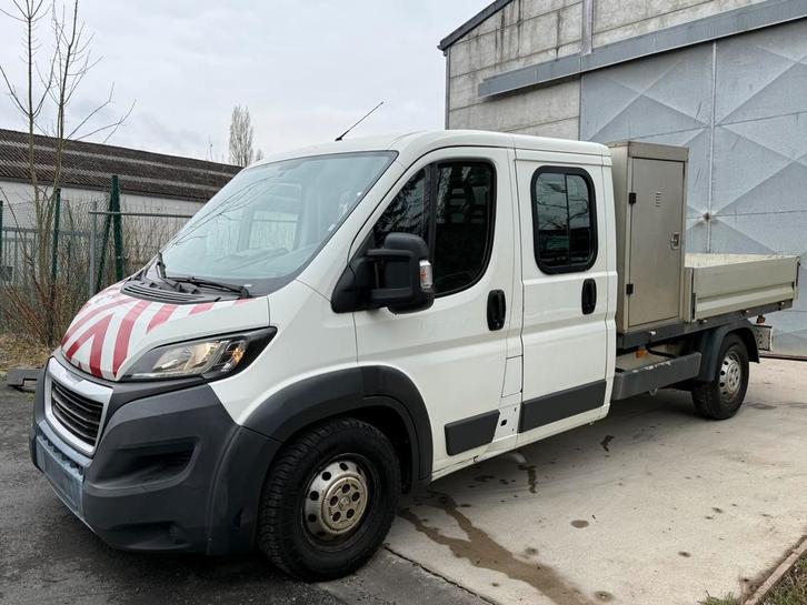 Peugeot Boxer Double Cabine 2.0 Diesel 2015 Plateau, Autos, Peugeot, Entreprise, Achat, Boxer, Diesel, Euro 6, Autre carrosserie
