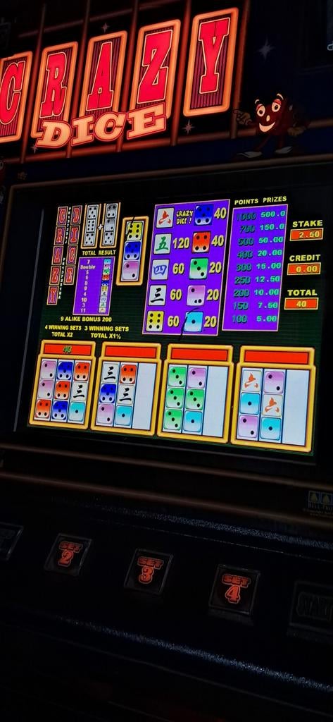 Crazy Dice uitbetaler NIEUWSTAAT, Enlèvement