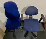 2 Chaises de Bureau – Bleu Roi (Occasion), Maison & Meubles, Enlèvement ou Envoi, Comme neuf, Bleu