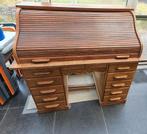 Antiek rolluikbureau in lichte eik, Ophalen