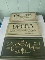 3X Franse Kaders 41x20cm AFHALING LEES BESCHRIJVING, Huis en Inrichting, Ophalen, Zo goed als nieuw