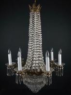 Lustre en cristal de style Louis XVI ou Empire, Enlèvement ou Envoi, Comme neuf, Verre, Louis XVI- of Empire-stijl