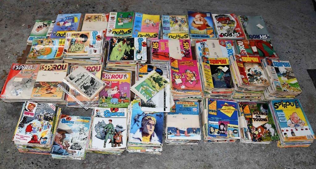 Hebdos Spirous, Divers auteurs, Meerdere stripboeken, Ophalen, Gelezen