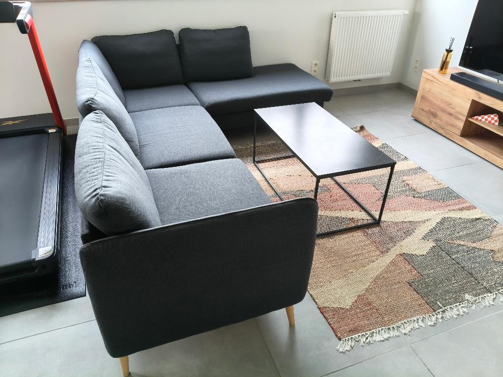 Zetel + tafel Jysk, Enlèvement, Comme neuf, Tissus