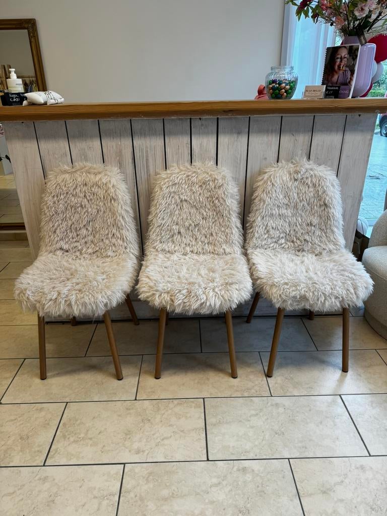 3 teddystoelen, Ophalen, Zo goed als nieuw