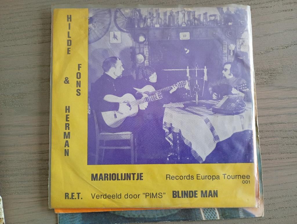 Hilde , Fons en Herman - Mariolijntje, CD & DVD, Vinyles Singles, En néerlandais, Enlèvement ou Envoi, Single, 1970 - 1979