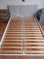 Bed, Gris, Queen size, 210 cm, 140 cm