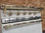 🔥Luxe Lacanche Fornuis 70cm crème + messing 4 pits, Gaz, Classe énergétique A ou plus économe, Comme neuf, Enlèvement