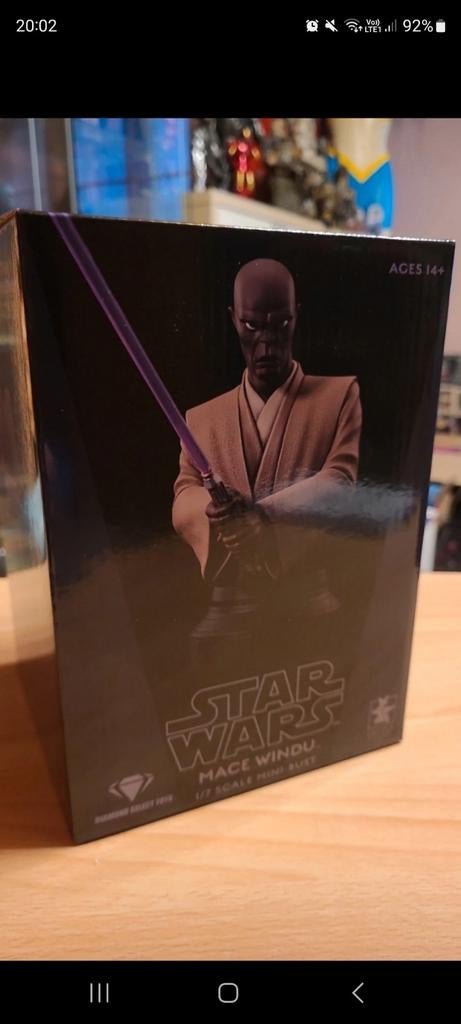 Buste Star Wars MACE Windou en édition limitée, Enlèvement ou Envoi, Neuf, Statue ou Buste